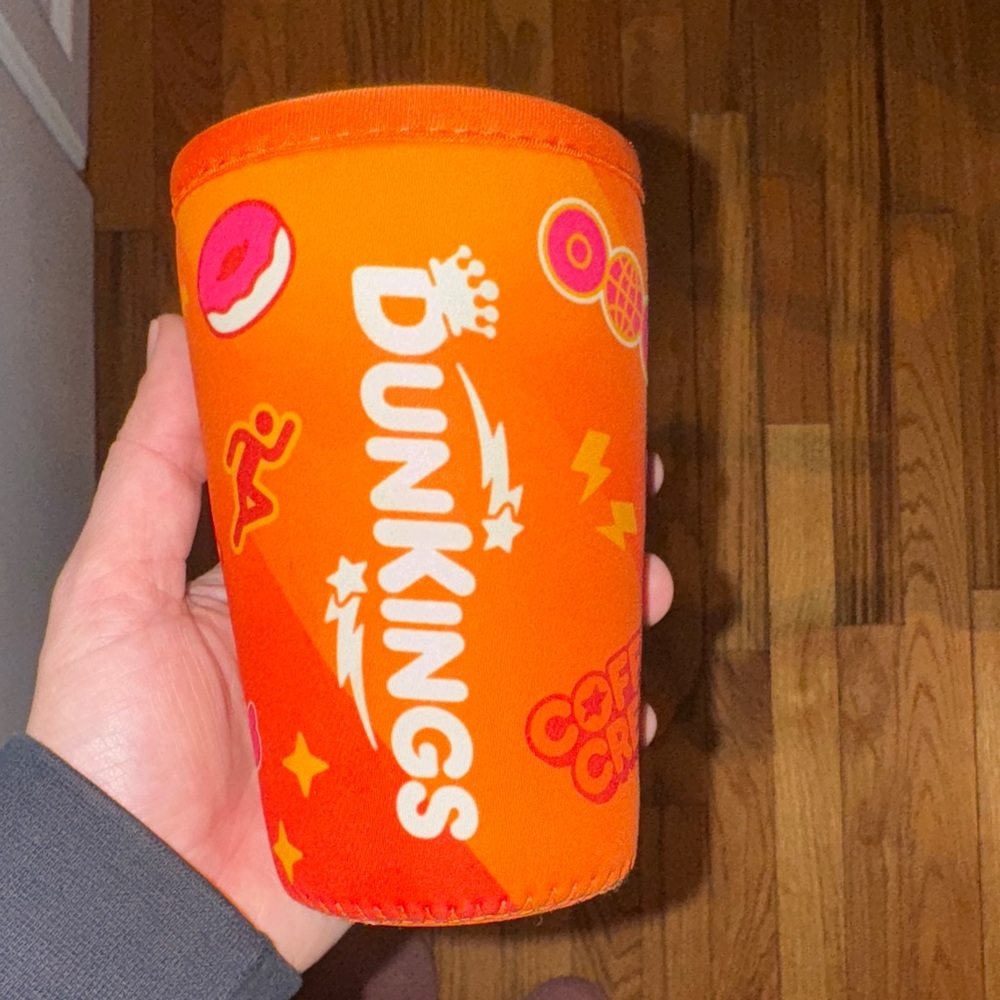 Orange Dunkings Coffee Koozie